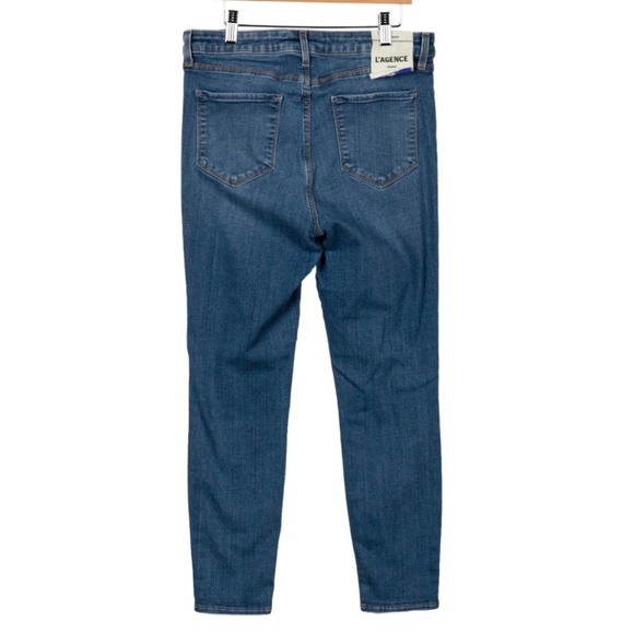 L' Agence Mid Rise Skinny Leg Jeans Sz M - Picture 2 of 2